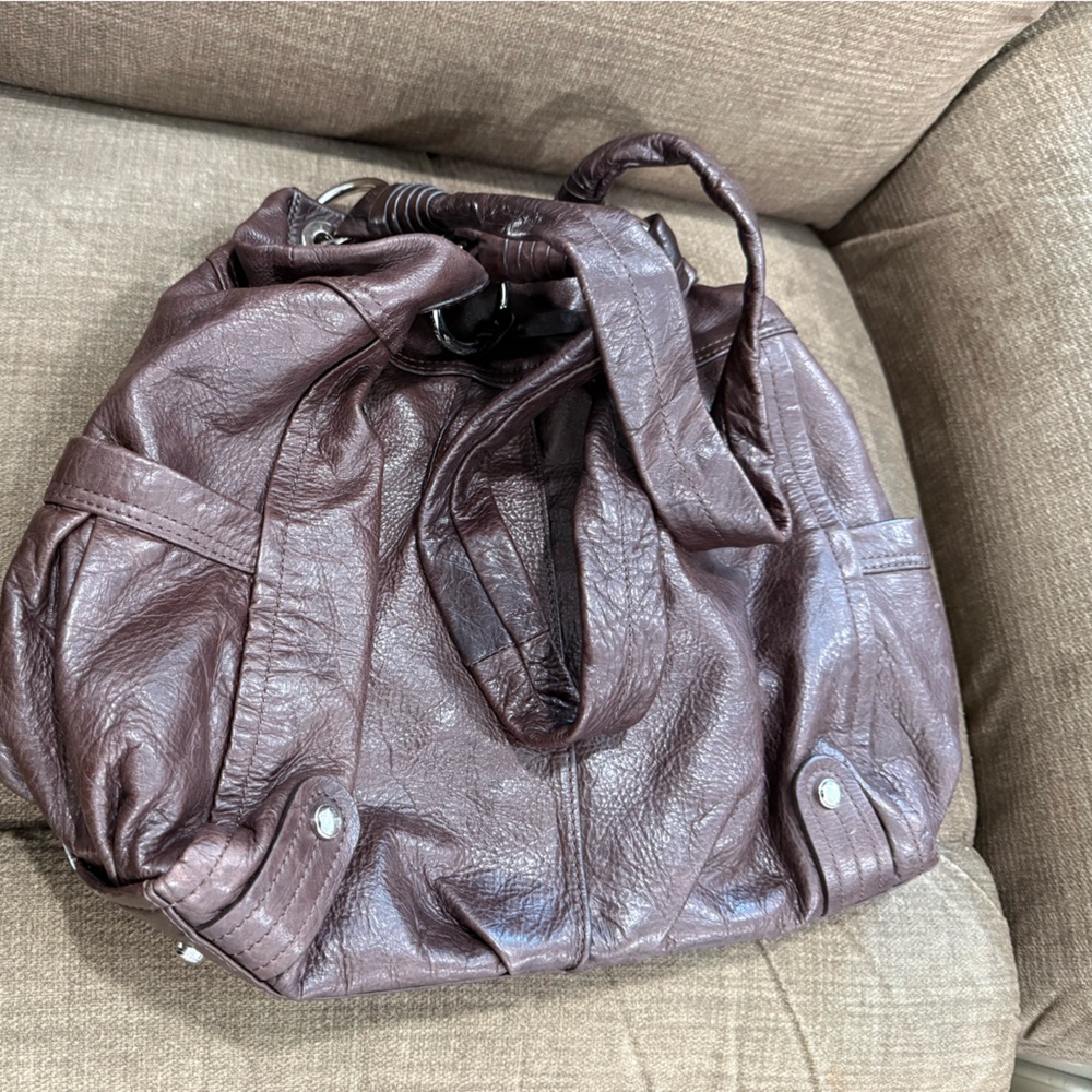 Elegant Brown Leather Women's Bag